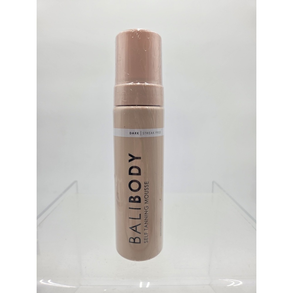 NEW Balibody Self Tanning Mousse Dark Streak Free Sealed 6.7oz